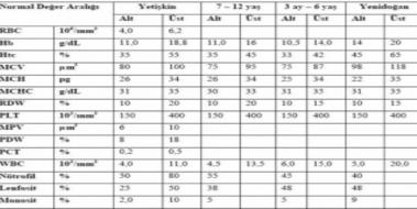 Hemoglobin Değerleri Kaç Olmalı